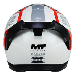 Casco Mt Braker Sv Cockpit A15 Blanco Azul Rojo