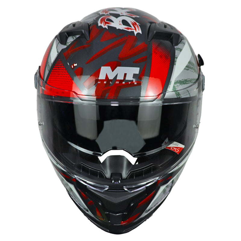 Casco Mt Braker Sv Fury Gris Rojo