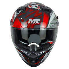 Casco Mt Braker Sv Fury Gris Rojo