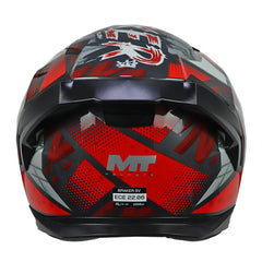 Casco Mt Braker Sv Fury Gris Rojo