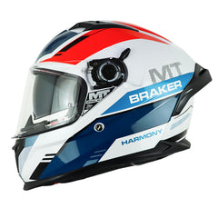 Casco Mt Braker Sv Harmony A5 Blanco Azul Rojo