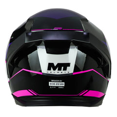 Casco Mt Braker Sv Harmony B8 Negro Blanco Rosado Morado