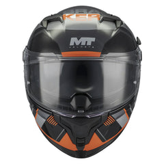 Casco Mt Braker Sv Inception B4 Gris Naranja Negro