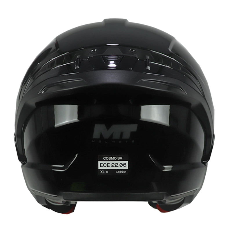 Casco Mt Cosmo Sv Pure A1 Negro