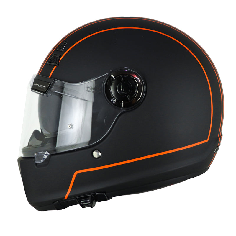 Casco Mt Jarama Sv Wild B1 Negro Rojo Naranja