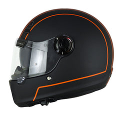 Casco Mt Jarama Sv Wild B1 Negro Rojo Naranja