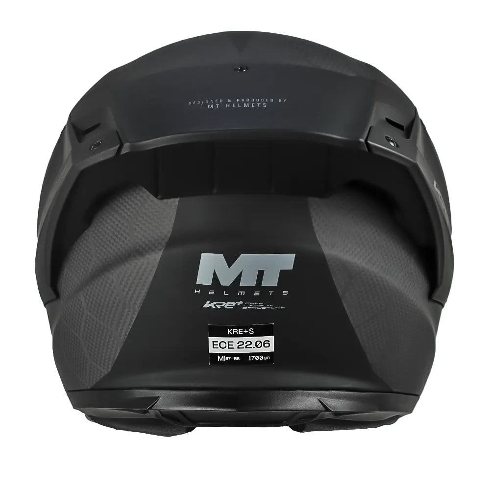 Casco Mt Kre+s Pure A1 Negro