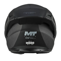 Casco Mt Kre+s Pure A1 Negro
