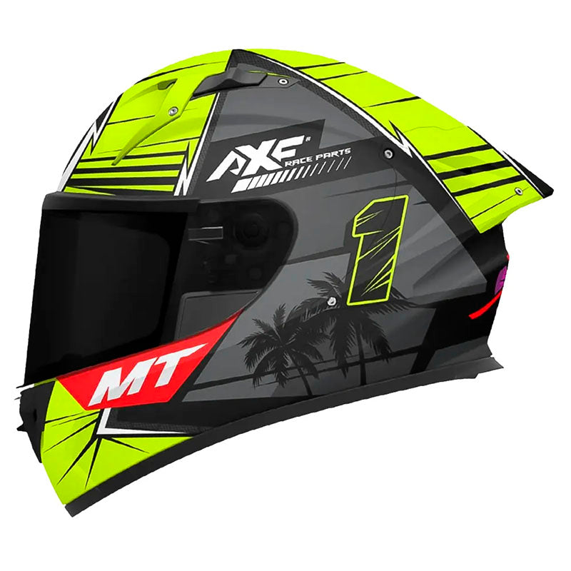 Casco Mt Plus Kre+S Xavi Fores Daytona C3 Gris Verde