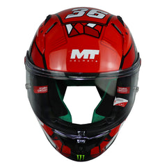 Casco Mt Plus Kre+s Piqueras B5 Rojo Negro Blanco