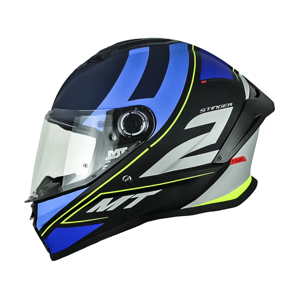 Casco Mt Stinger 2 Poun B6 Gris Azul