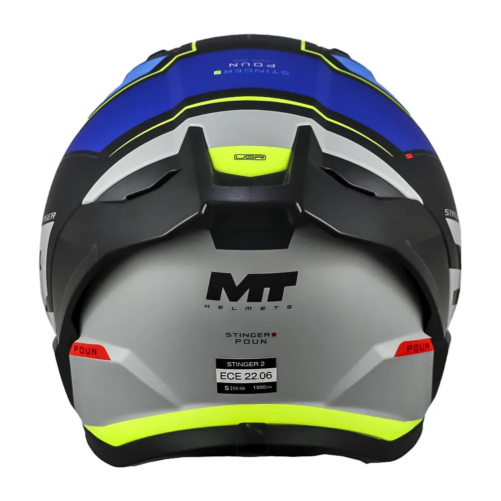 Casco Mt Stinger 2 Poun B6 Gris Azul