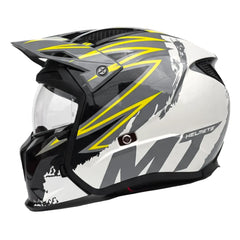 Casco Mt Streetfighter Sv Tackle B2 Gris Amarillo Brillo