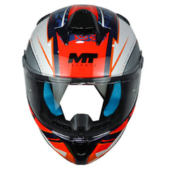 Casco Mt Targo S Outside C7 Blanco Gris Rojo