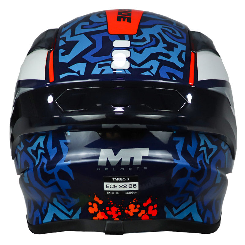 Casco Mt Targo S Outside C7 Blanco Gris Rojo