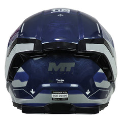 Casco Mt Thunder 4Sv Lumex C22 Gris Azul