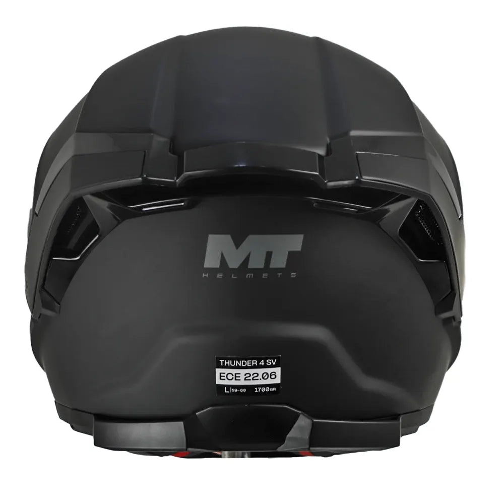 Casco Mt Thunder 4Sv Pure A1 Negro