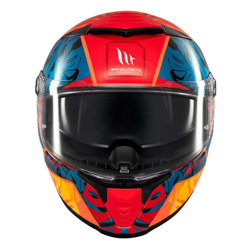 Casco Mt Thunder 4Sv Rainforest C4 Azul Naranja