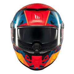 Casco Mt Thunder 4Sv Rainforest C4 Azul Naranja