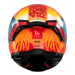 Casco Mt Thunder 4Sv Rainforest C4 Azul Naranja