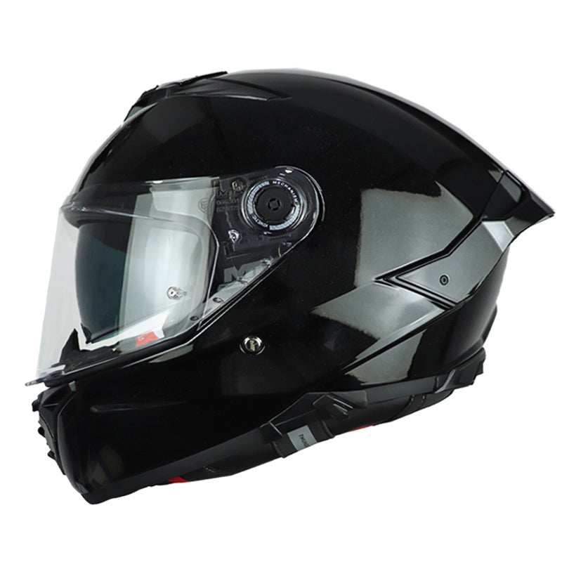 Casco Mt Thunder 4 R Sv Pure Z1 Metal Flex Negro