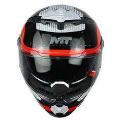 Casco Mt Thunder 4 R Sv Revelant B5 Blanco Rojo