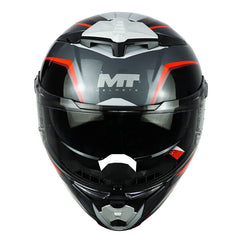 Casco Mt Thunder 4 R Sv Wind Tunnel B15 Negro Gris Blanco