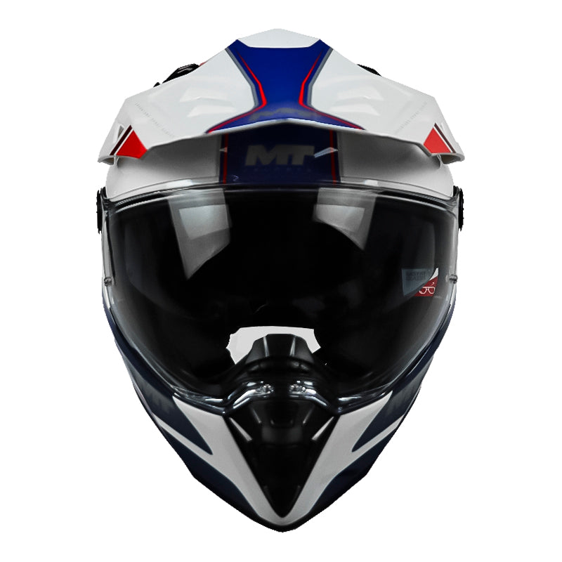 Casco Mt Track Sv Houston Blanco Rojo Azul