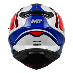 Casco Mt Track Sv Houston Blanco Rojo Azul