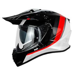 Casco Mt Track Sv Nomad A15 Negro Rojo Blanco