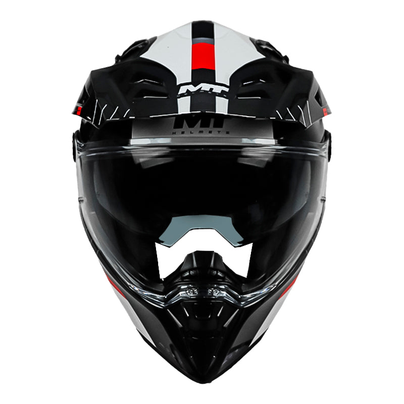 Casco Mt Track Sv Nomad A15 Negro Rojo Blanco