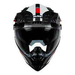 Casco Mt Track Sv Nomad A15 Negro Rojo Blanco
