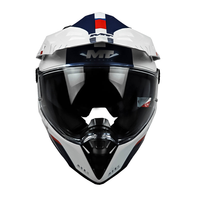Casco Mt Track Sv Nomad C0 Blanco Negro Rojo