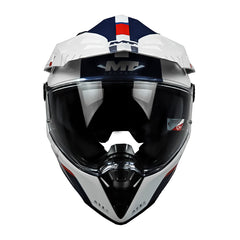 Casco Mt Track Sv Nomad C0 Blanco Negro Rojo