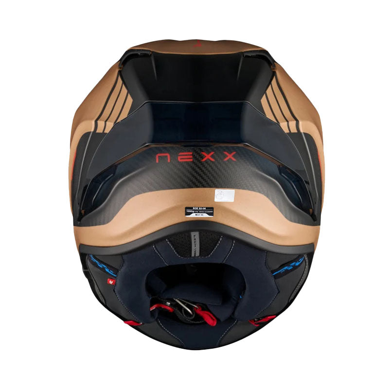Casco Nexx X.R3r Carbono Apex Negro Cobre Visor Smoke