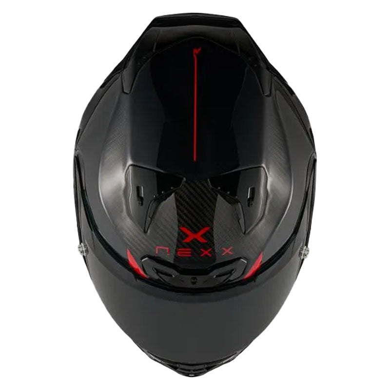 Casco Nexx X.R3r Carbono Apex Negro Rojo Visor Smoke