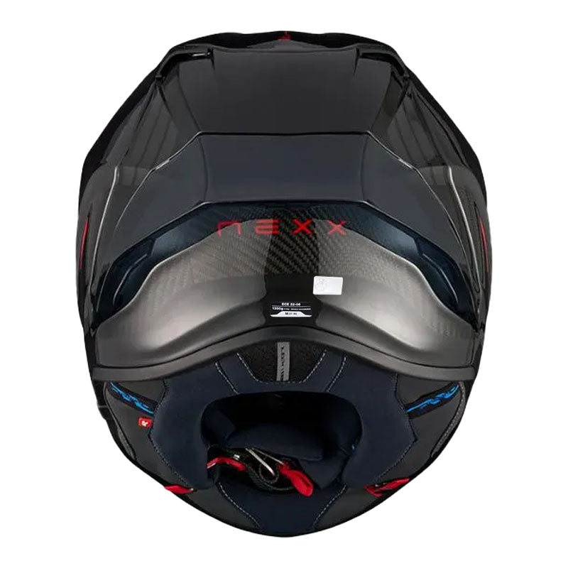 Casco Nexx X.R3r Carbono Apex Negro Rojo Visor Smoke