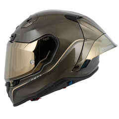 Casco Nexx X.R3r Carbono Hagibis Dorado Visor Iridium Dorado