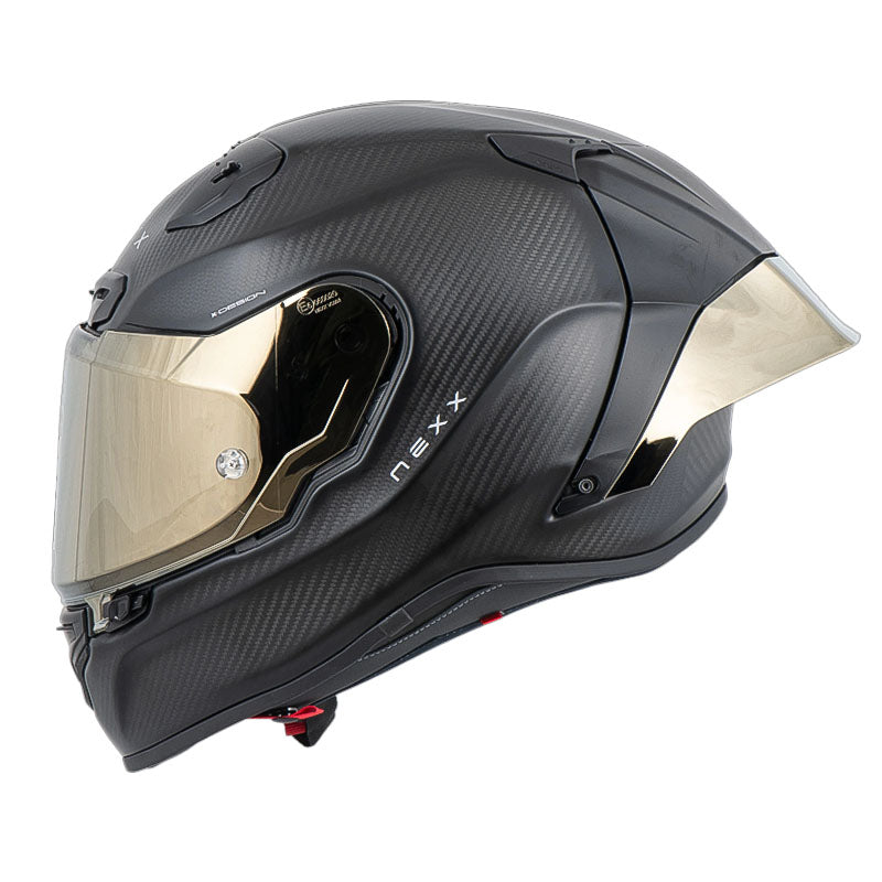 Casco Nexx X.R3r Carbono Zero Pro 2 Negro Visor Dorado