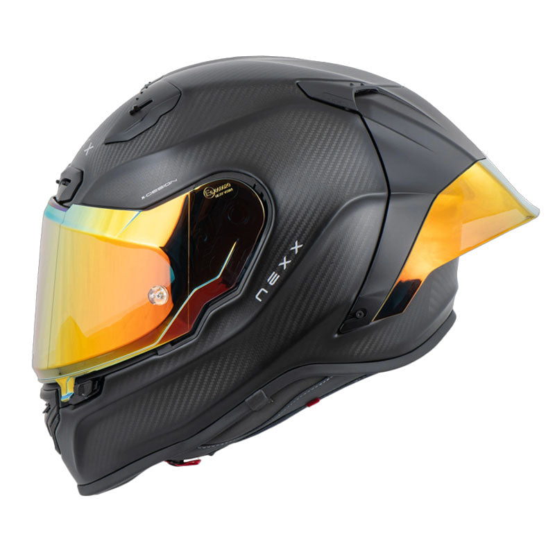Casco Nexx X.R3r Carbono Zero Pro 2 Negro Visor Rojo