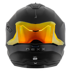 Casco Nexx Y.100r Subsonic Negro Visor Iridium Rojo