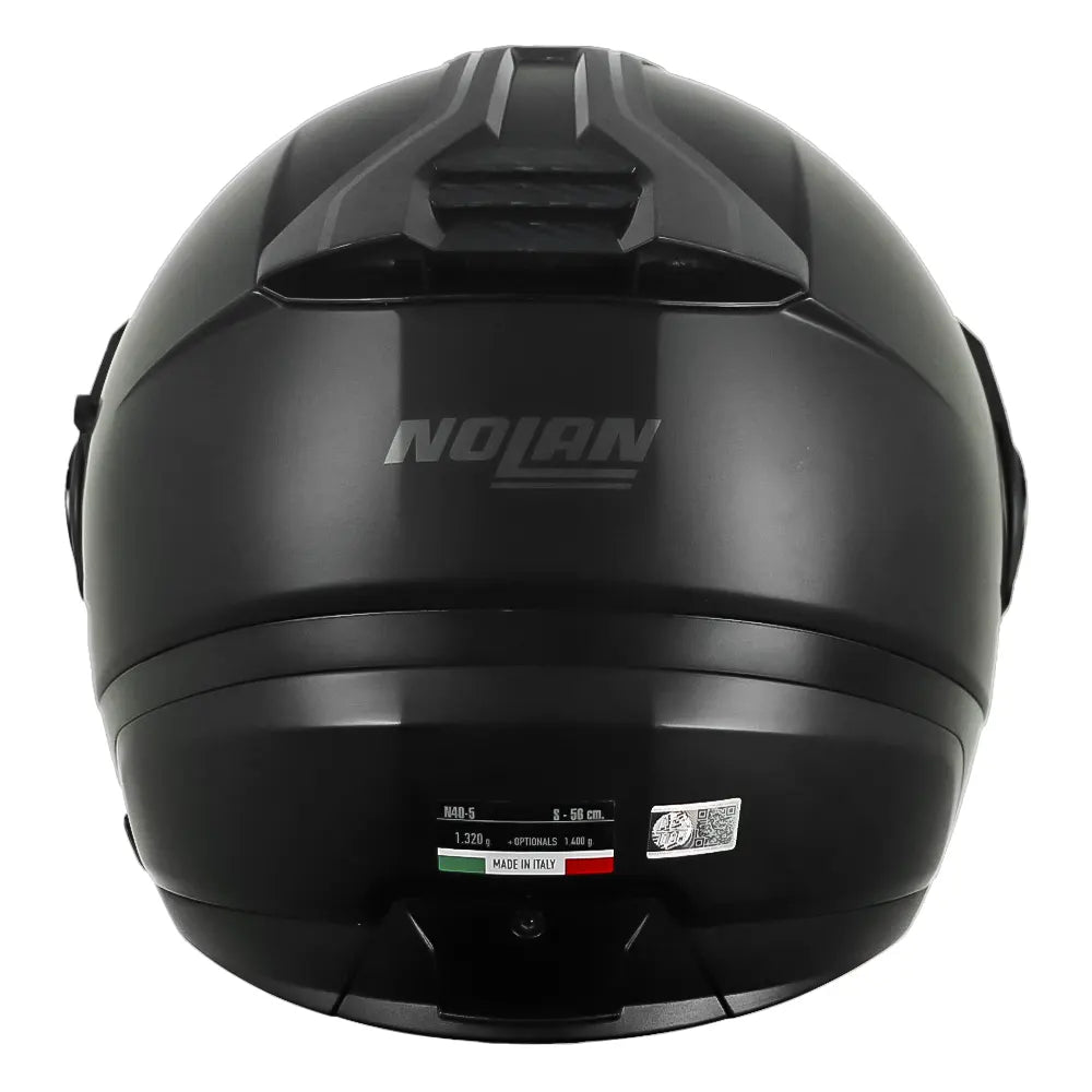 Casco Nolan  N40-5 2206_Classic_01 Negro Visor Transparente