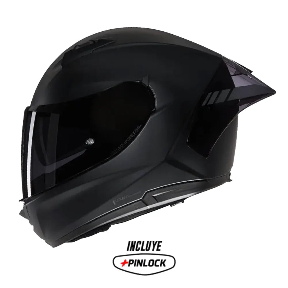Casco Nolan N60-6 Sport Classico_(302) Negro Visor Smoke