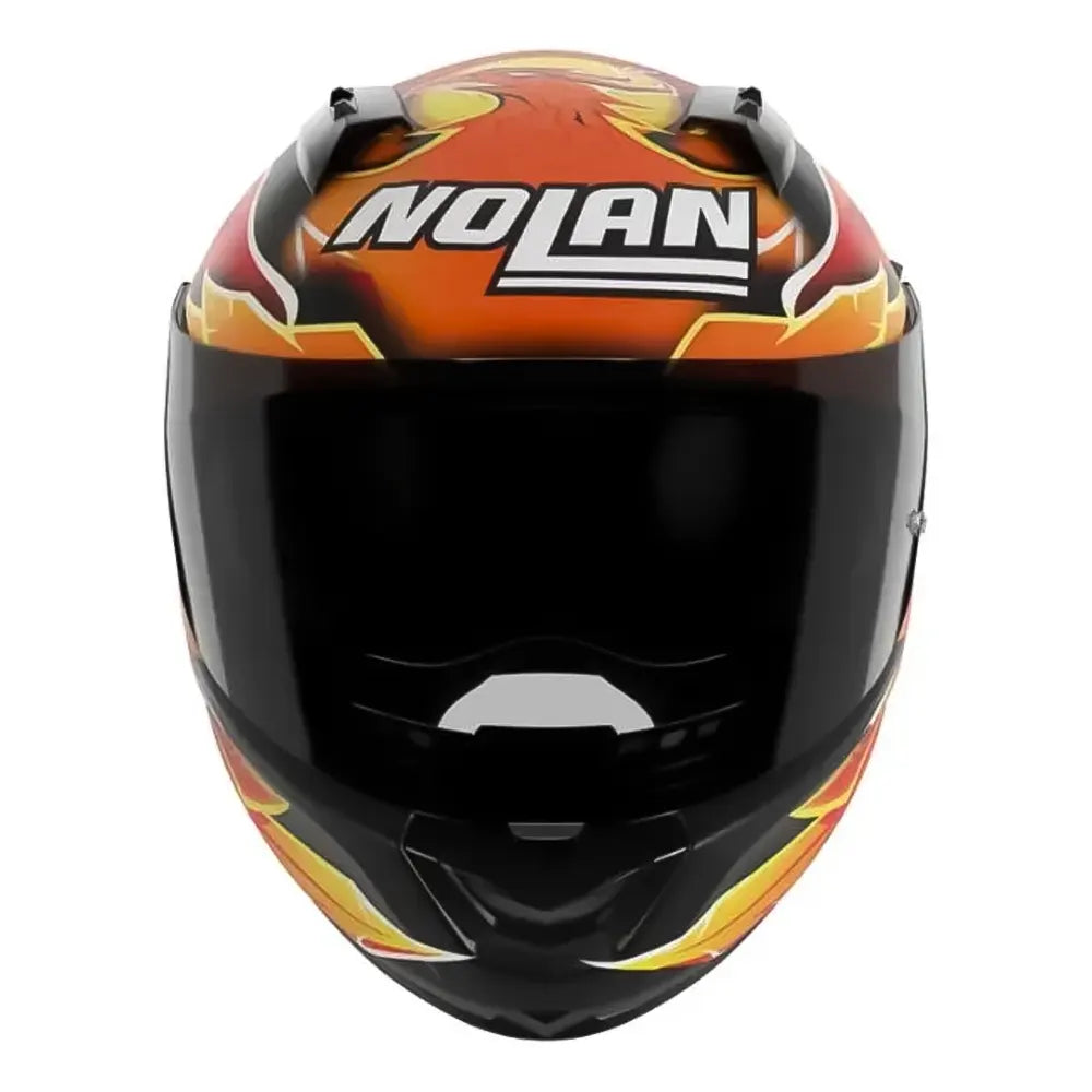 Casco Nolan N60-6 Sport Iannone (360) Negro Naranja Visor Smoke