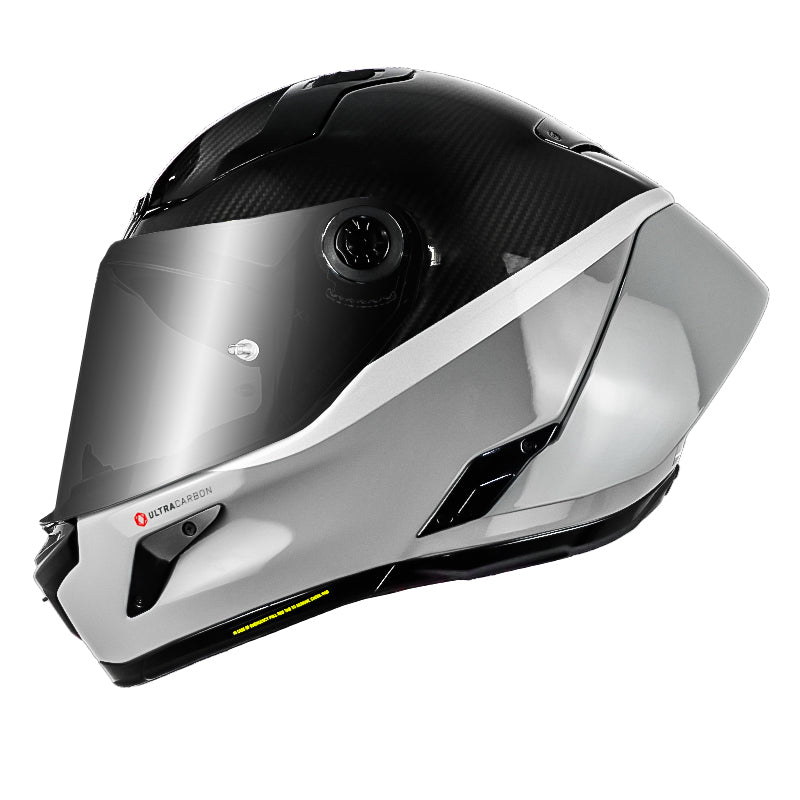 Casco Nolan X-804 Rs Ultra Carbon D.o.c (358) Negro Gris Visor Iridium Silver