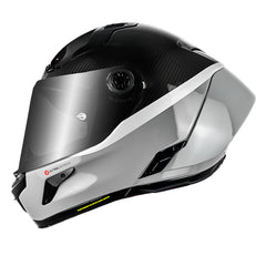 Casco Nolan X-804 Rs Ultra Carbon D.o.c (358) Negro Gris Visor Iridium Silver
