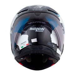Casco Nolan X-804 Rs Ultra Carbon Replica Checa 30Th Anniversary Azul Blanco Visor Smoke