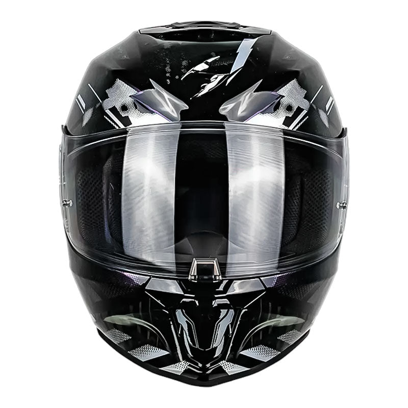 Casco Scorpion Exo-391 Cluter Negro Camaleon