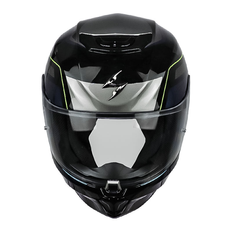 Casco Scorpion Exo-391 Leo Negro Azul
