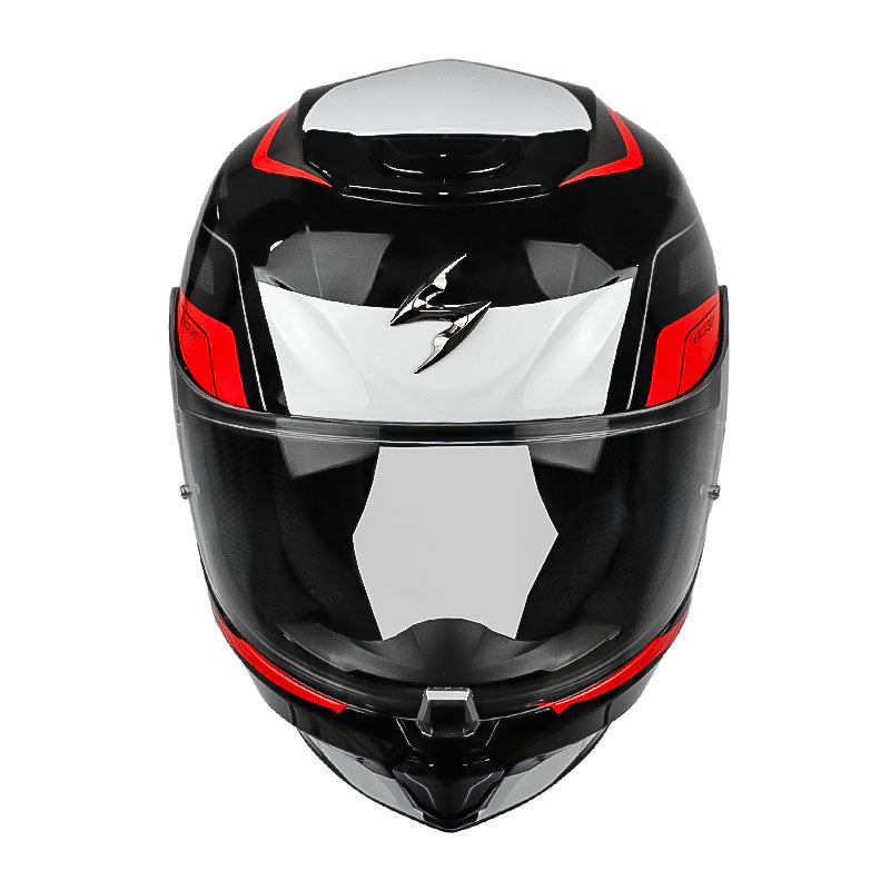 Casco Scorpion Exo-391 Leo Negro Rojo